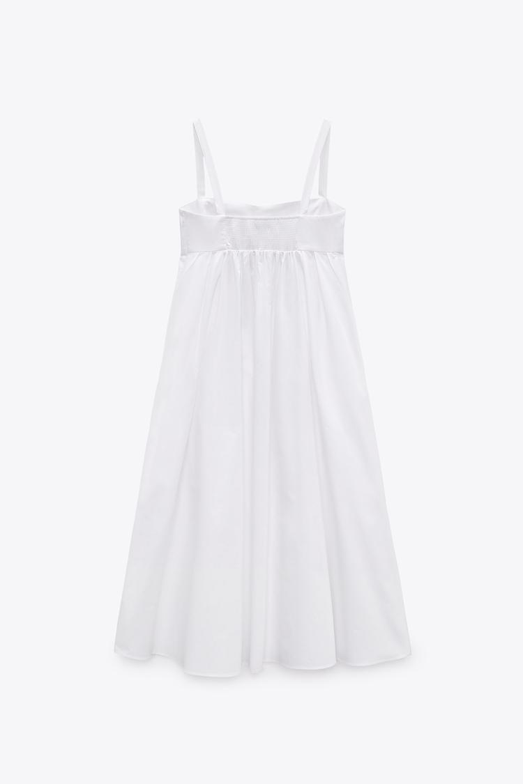 Zara voluminous midi dress top
